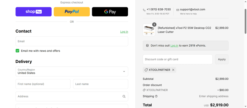 xTool Discount - Get 10% Off on Your Order